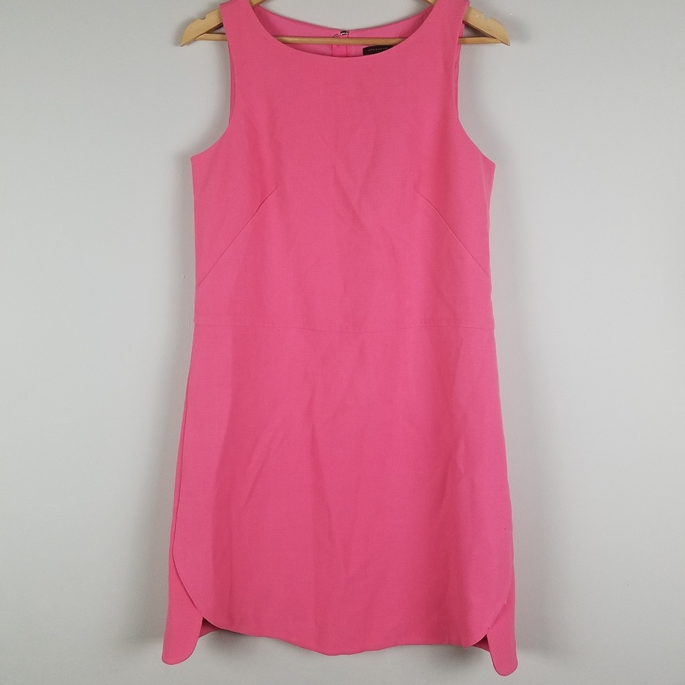 Ann Taylor dress pink sleeveless